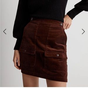 Madewell Corduroy Mini Skirt